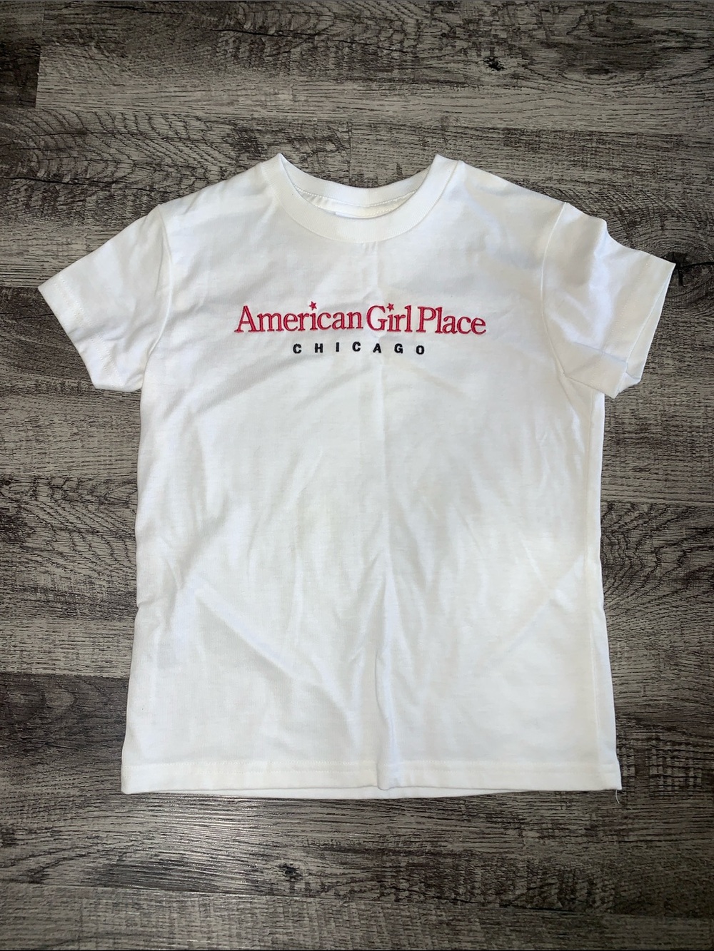 American Girl Shirt - Girls Shirt ( size tag missing )